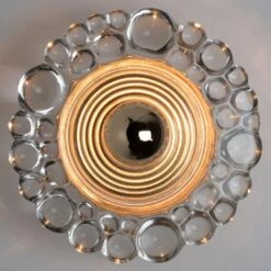 Several Glass And Brass Wall Lamps By Hillebrand, Germany, 1960s -Promos Meubles Boutique img 16873388168 master