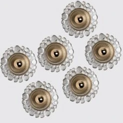 Several Glass And Brass Wall Lamps By Hillebrand, Germany, 1960s -Promos Meubles Boutique img 168733881710 master