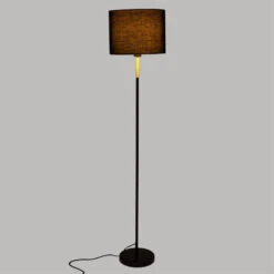 Lampadaire Droit Jule Noir Et Doré Atmosphera 8 Lampadaire Droit Jule Noir Et Doré Atmosphera -Promos Meubles Boutique lampadaire droit jule noir et dore atmosphera 2