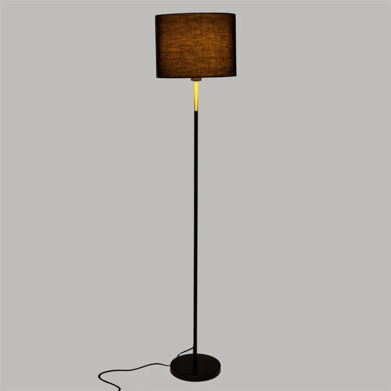 Lampadaire Droit Jule Noir Et Doré Atmosphera 5 Lampadaire Droit Jule Noir Et Doré Atmosphera – Image 3