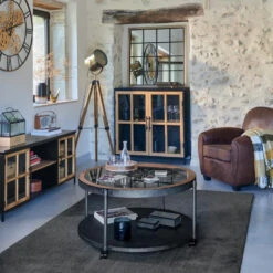 Lampadaire Métal Et Bois Ebor Bronze Atmosphera 8 Lampadaire Métal Et Bois Ebor Bronze Atmosphera -Promos Meubles Boutique lampadaire metal et bois ebor bronze atmosphera h 152 cm 1