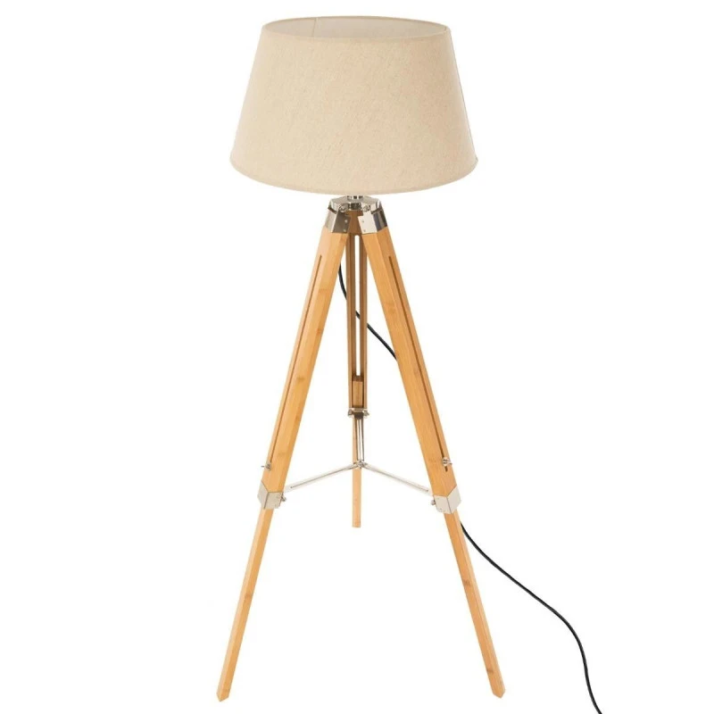 Lampadaire Trépied Runo Ivoire Bambou Atmosphera H 145 Cm 3 Lampadaire Trépied Runo Ivoire Bambou Atmosphera H 145 Cm