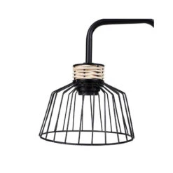 Lampe à Poser Filaire Métal Et Rotin Lady Ostaria -Promos Meubles Boutique lampe a poser filaire metal et rotin lady ostaria 2