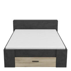 Demeyere Lit 140x190 Cm Pocket Naturel Et Noir -Promos Meubles Boutique lit 140x190 cm pocket naturel et noir 3