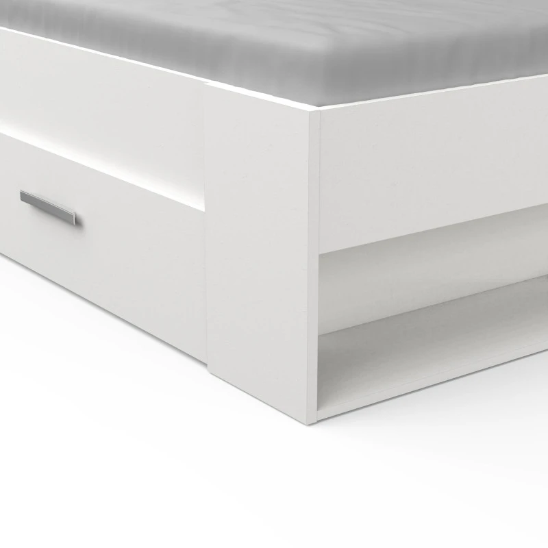 Demeyere Lit 140x190 Cm Pocket Blanc 9 Demeyere Lit 140x190 Cm Pocket Blanc – Image 7