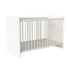 Demeyere Lit à Barreaux 60x120 Avec Sommier Reverso Blanc -Promos Meubles Boutique lit a barreaux 60x120 avec sommier reverso blanc
