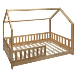 Promos Meubles Boutique -Promos Meubles Boutique lit cabane 90x190 en bois sans matelas atmosphera 1