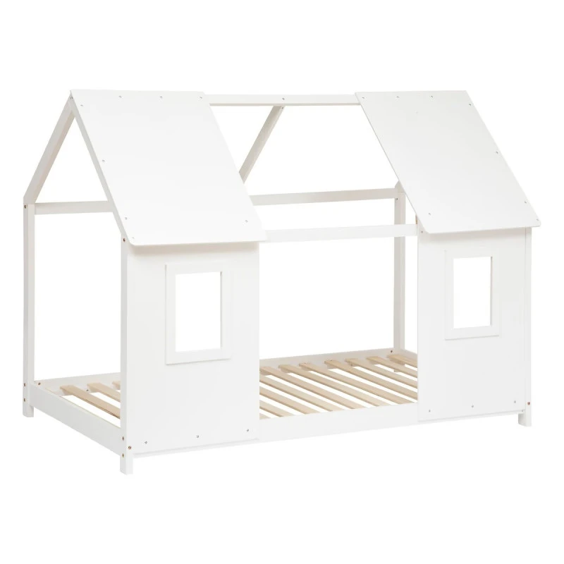 Lit Cabane Enfant Pin Blanc 90x190 Atmosphera 3 Lit Cabane Enfant Pin Blanc 90x190 Atmosphera
