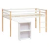 Lit Combi Bureau Enfant Pin Blanc Atmosphera 2 Lit Combi Bureau Enfant Pin Blanc Atmosphera -Promos Meubles Boutique lit combi bureau enfant pin blanc atmosphera