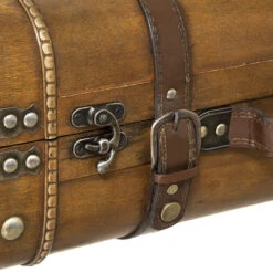 Lot De 2 Malles En Bois Atmosphera -Promos Meubles Boutique lot de 2 malles en bois atmosphera 3