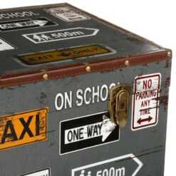 Malles Décor City Lot De 4 Atmosphera -Promos Meubles Boutique lot de 4 malles decor city 1