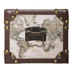 Malles Mappemonde - Lot De 4 - Atmosphera -Promos Meubles Boutique malles mappemonde lot de 4 atmosphera 2