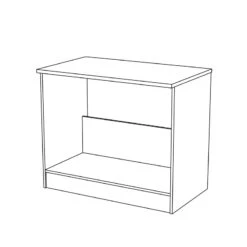 Demeyere Meuble Bas Blanc Sous évier 100 Cm Mammy -Promos Meubles Boutique meuble bas blanc sous evier 100 cm mammy 2