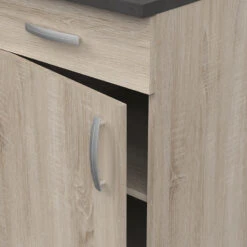 Demeyere Meuble De Cuisine Bas 1 Porte 1 Tiroir 50 Cm Paprika -Promos Meubles Boutique meuble de cuisine bas 1 porte 1 tiroir 50 cm paprika 1 2