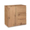 Meuble De Rangement 1 Porte 3 Tiroirs Naturel -Promos Meubles Boutique meuble de rangement 1 porte 3 tiroirs naturel image