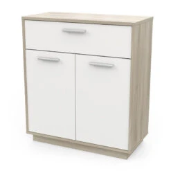 Demeyere Meuble De Rangement 2 Portes 1 Tiroir Léo -Promos Meubles Boutique meuble de rangement 2 portes 1 tiroir leo 4