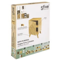 Meuble De Salle De Bain 1 Porte Bath'n Modul 5Five -Promos Meubles Boutique meuble de salle de bain 1 porte bath n modul 5five 1 2