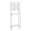 Meuble Dessus WC 2 Portes Blanc Lux -Promos Meubles Boutique meuble dessus wc 2 portes blanc lux