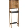 Meuble Dessus WC Acacia 2 Portes 1 étagère -Promos Meubles Boutique meuble dessus wc acacia 2 portes 1 etagere