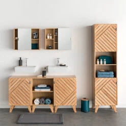 Meuble Haut Porte Miroir Bath'n Modul 5Five -Promos Meubles Boutique meuble haut porte miroir bath n modul 5five 8