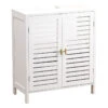 Meuble Sous Lavabo 2 Portes Blanc Lux -Promos Meubles Boutique meuble sous lavabo 2 portes blanc lux