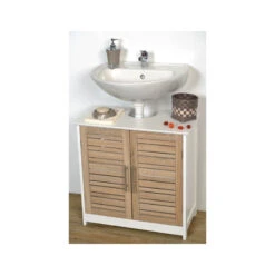 Meuble Sous Lavabo Bicolore Stockholm -Promos Meubles Boutique meuble sous lavabo bicolore 1