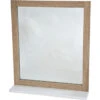 Miroir Avec Tablette Stockholm 1 Miroir Avec Tablette Stockholm -Promos Meubles Boutique miroir avec tablette