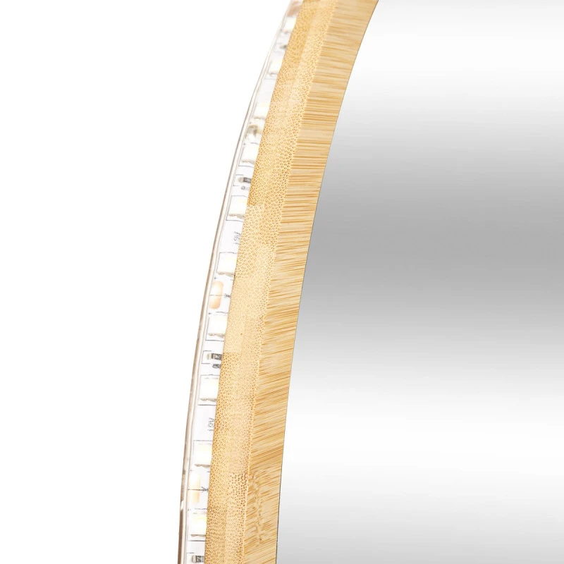 Miroir Rond D57 Bambou LED 5Five 4 Miroir Rond D57 Bambou LED 5Five â Image 2