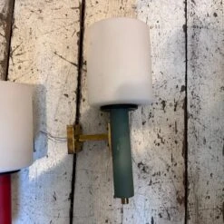 1960 Three Stilnovo Style Mid-Century Modern Brass Italian Wall Sconces -Promos Meubles Boutique mobilejpegupload 2B3C3C204D2A4882BDEFE9770B1B7604 master