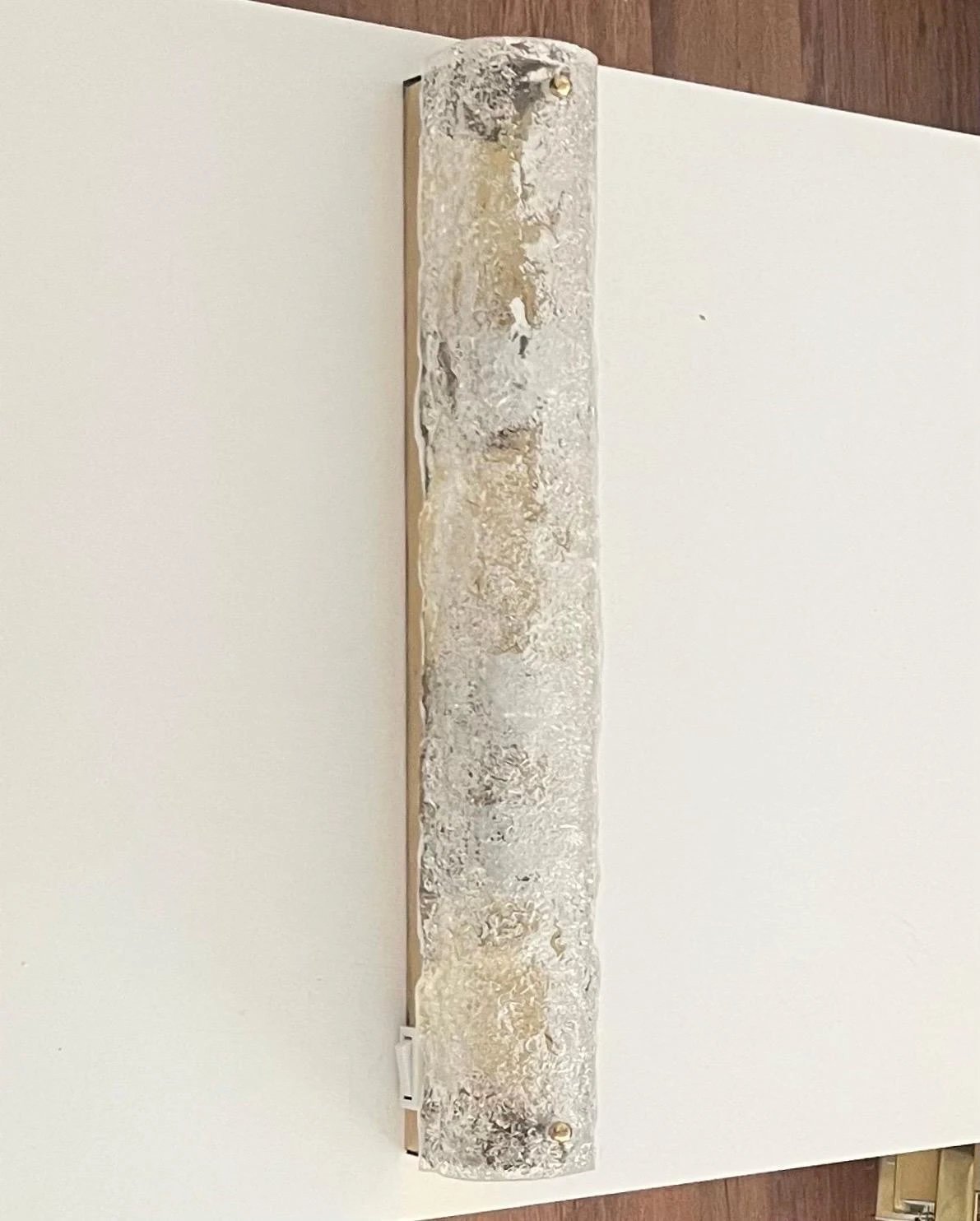 Individual German Midcentury Murano Long Wall Sconce By Hillebrand, 1970s 7 Individual German Midcentury Murano Long Wall Sconce By Hillebrand, 1970s â Image 5