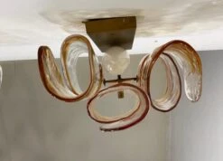 Three Of Vintage Hand Blown Murano Glass Wall Lamps, Italy 1960s -Promos Meubles Boutique mobilejpegupload B4D12F4F265046D78368606EF679057C master