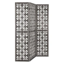 Paravent Bois Nomade Gris Atmosphera