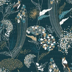 Parure De Lit Paon Bleu Canard 240x220 Atmosphera -Promos Meubles Boutique parure de lit paon bleu canard 240x220 atmosphera 2