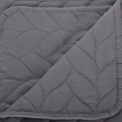 PARURE LIT 2 P. TRESSES DESSUS LIT 2 TAIES GRIS ATMOSPHERA -Promos Meubles Boutique parure lit 2 p tresses dessus lit 2 taies gris atmosphera 4