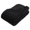 ATMOSPHERA Plaid Grand Modèle Microfibre 180x230 Cm Noir -Promos Meubles Boutique plaid grand modele microfibre 180x230 cm noir