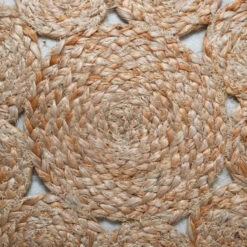 Pouf En Jute Ajouré 43x18 Atmosphera -Promos Meubles Boutique pouf en jute ajoure 43x18 atmosphera 3
