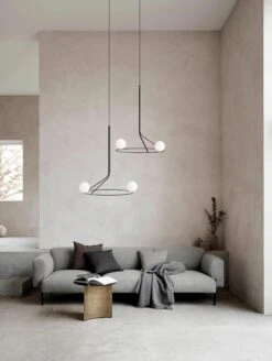 Stylish Minimalistic Contemporary Pendant Lamp Na Linii, Pair Edition Opal Glass 21 Stylish Minimalistic Contemporary Pendant Lamp Na Linii, Pair Edition Opal Glass -Promos Meubles Boutique preview 05 master