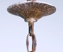 Small Scale French Bronze & Crystal Chandelier Floral Style W 5 Arms -Promos Meubles Boutique q278300 04 master