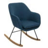Rocking Chair Pera Bleu Canard Atmosphera 1 Rocking Chair Pera Bleu Canard Atmosphera -Promos Meubles Boutique rocking chair pera bleu canard atmosphera