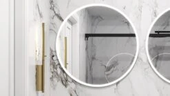 IP Link Double 960 Polished Nickel Wall Light By Emilie Cathelineau -Promos Meubles Boutique salle de bain link 3000x1690credit Pro design St Petersburg master