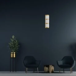 Canneté Brass Bands Wall Lamp, Natural Finish -Promos Meubles Boutique squared ambientata2 master