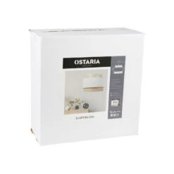 Suspension 3 Abat-jours Cannage Et Tissu Blanc Ostaria -Promos Meubles Boutique suspension 3 abat jours cannage et tissu blanc ostaria 2