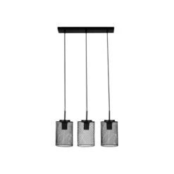 Suspension Rampe Grillage Ubi Noir Ostaria -Promos Meubles Boutique suspension rampe grillage ubi noir ostaria 2