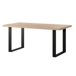 Table à Manger 180 Cm Pieds Métal Eden