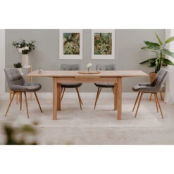 Table à Manger Extensible 120/200 Cm Longford -Promos Meubles Boutique table a manger extensible 120200 cm longford 1 5