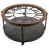 Table Basse Chrono Ronde Noire Atmosphera -Promos Meubles Boutique table basse chrono ronde noire atmosphera
