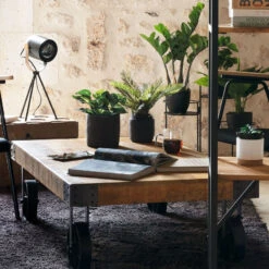 Table Basse Silas Bois Massif Atmosphera -Promos Meubles Boutique table basse manguier bois massif atmosphera 5