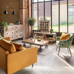 Table Basse Silas Bois Massif Atmosphera -Promos Meubles Boutique table basse manguier bois massif atmosphera 7