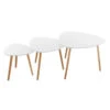 Table Basse Mileo Blanc Lot De 3 Atmosphera -Promos Meubles Boutique table basse mileo blanc lot de 3 atmosphera