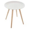 Table Basse Ronde Mileo Blanc Atmosphera -Promos Meubles Boutique table basse ronde mileo blanc atmosphera